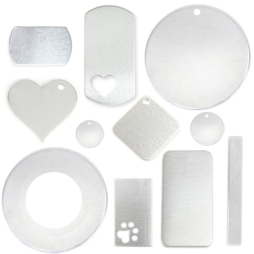 60% off! Aluminum BULK Blanks  - Mix Pack, 40 (ish) Pieces