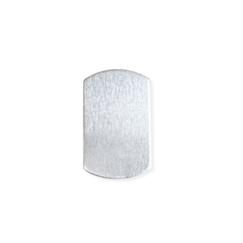 Aluminum BULK Dog Tag Shape Rectangles 31.75mm (1.25") x 19mm (.35"), 14 Gauge, Pack of 25