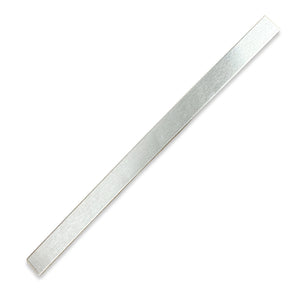 Aluminum BULK Bracelet Blank 152.4mm (6") x 10mm (.4"), 14 Gauge, Pack of 25