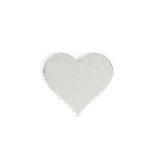 Aluminum BULK Blanks Hearts 17.5mm (.69"), 14 gauge, Pack of 25