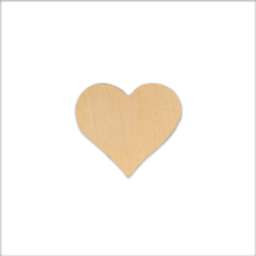 Brass BULK Heart, 19mm (.75"), 20 Gauge, Pack of 25