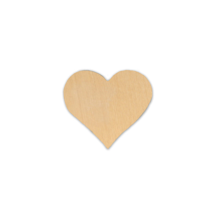 Brass BULK Heart, 19mm (.75"), 20 Gauge, Pack of 25