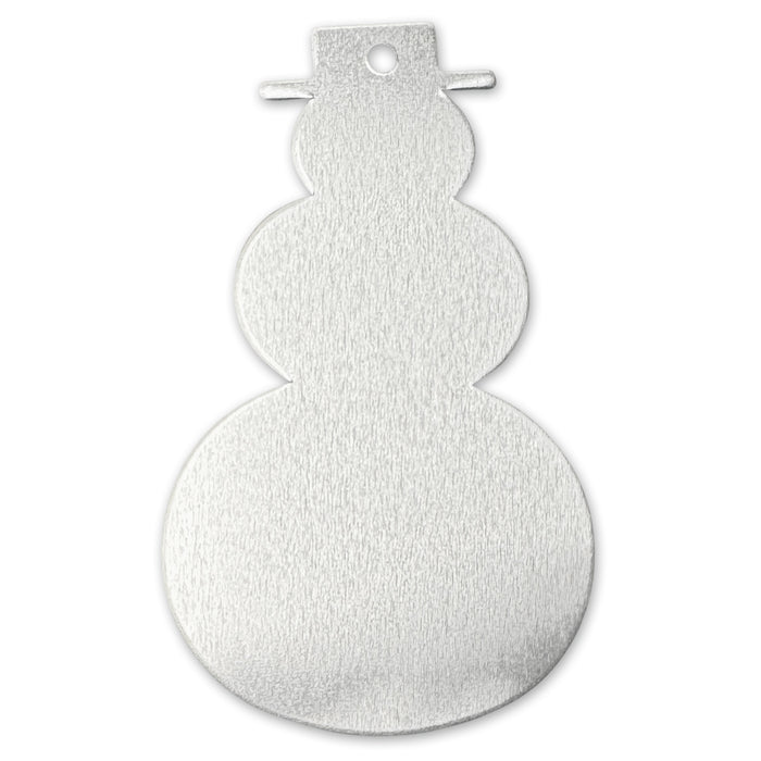 Aluminum BULK Snowman with Top Loop, 82.5mm (3.25"), 14 Gauge, Pack of 5