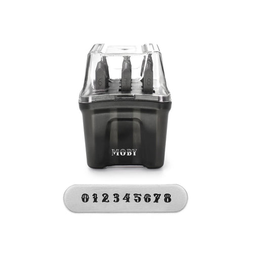 ImpressArt Moby Signature Numbers Stamp Set, 6mm
