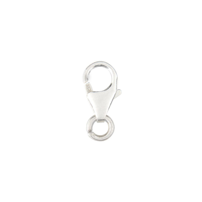 Sterling Silver 7mm Lobster Clasp with Open Jump Ring