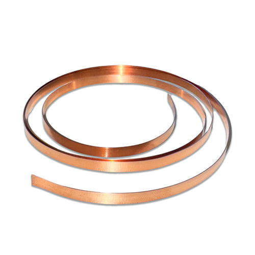 Copper 4.8mm Bezel Wire, 28 Gauge, 3 Feet