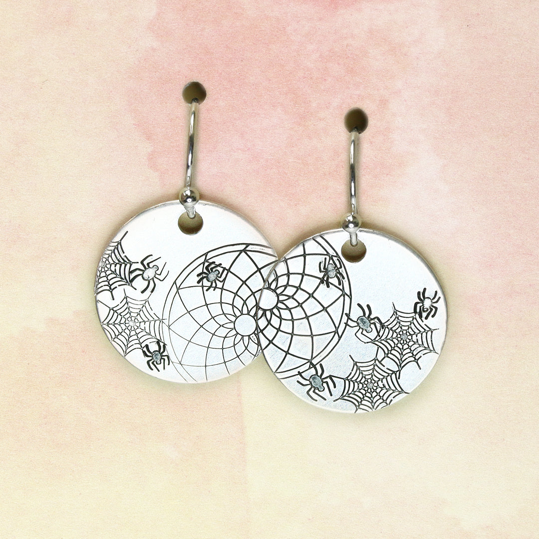 Teeny Spider Metal Design Stamp Set, 3mm and 4mm - Beaducation Original