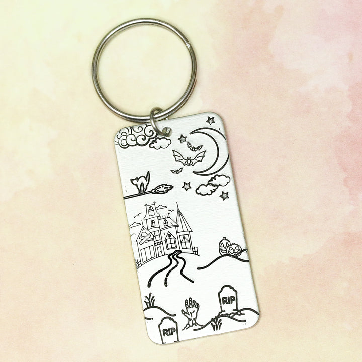 Arching Cat Facing Right Metal Design Stamp, 5mm - Beaducation Original