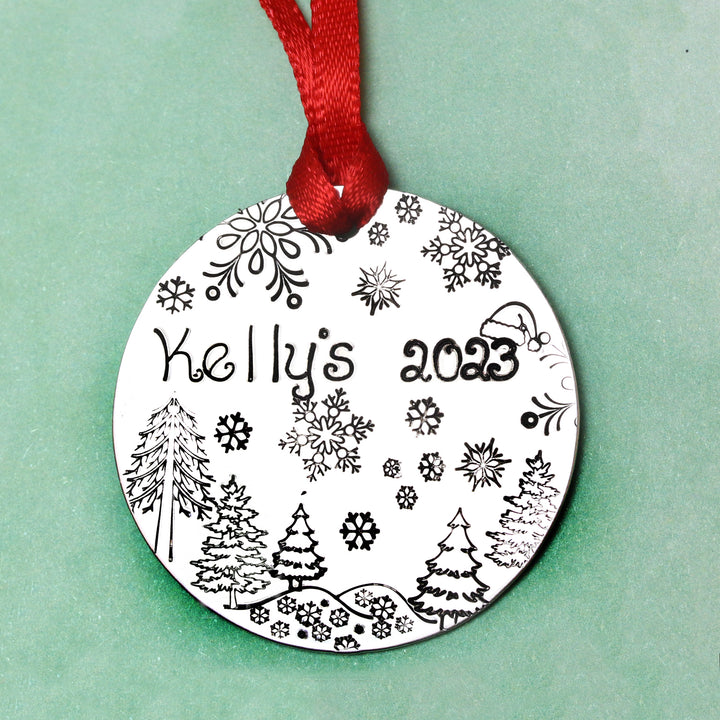 Spruce Tree Metal Design Stamp, 10mm - Beaducation Original