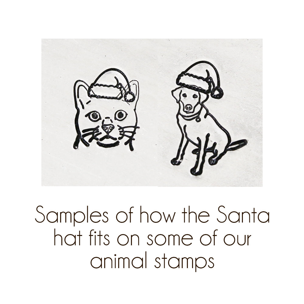 Santa Hat Metal Design Stamp, 5.2mm - Beaducation Original
