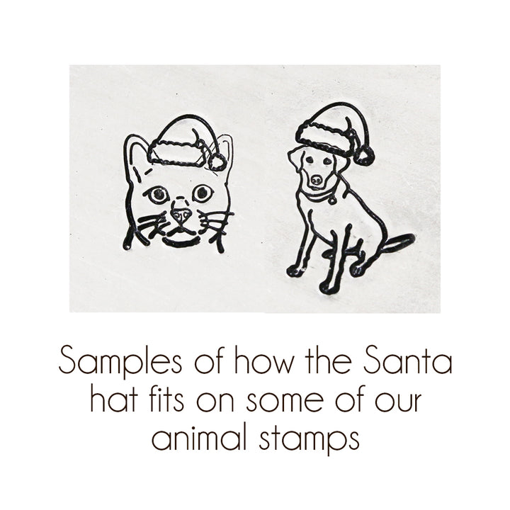 Santa Hat Metal Design Stamp, 5.2mm - Beaducation Original
