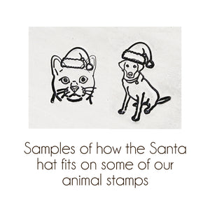 Santa Hat Metal Design Stamp, 5.2mm - Beaducation Original