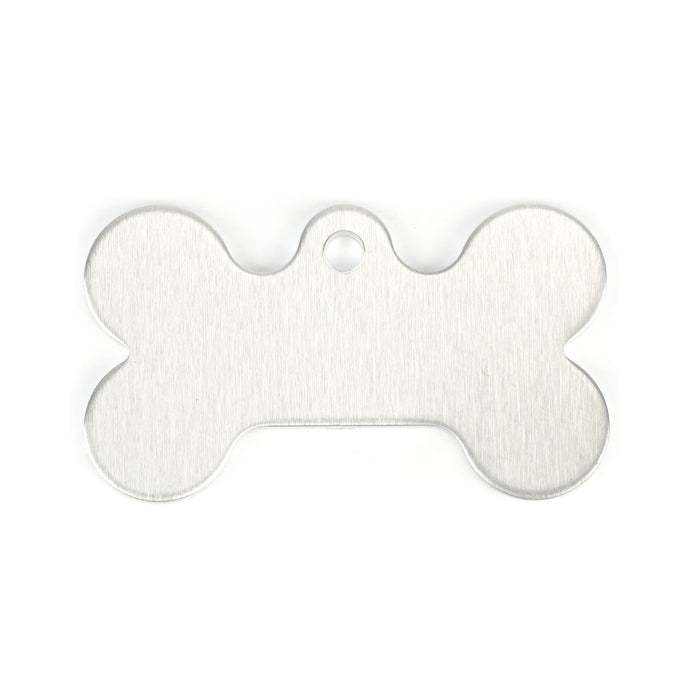 Aluminum Dog Bone with Top Loop, 43mm (1.7") x 25mm (1"), 14 Gauge, Pack of 5