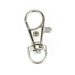 Chain & Clasps Base Metal 36mm Key Ring Swivel Lobster Clasp - Pack of 5