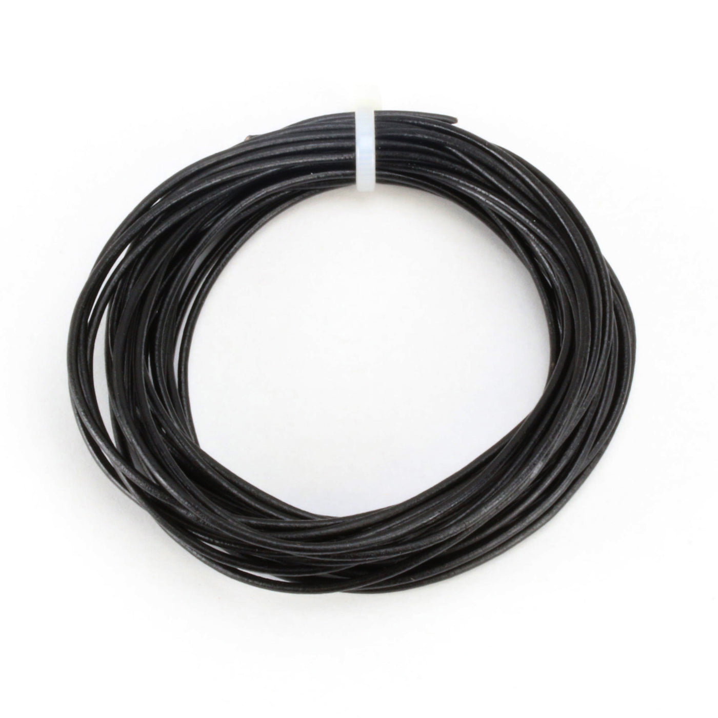 Leather Cord, Round 1.5mm, Black 5 Meters – Beaducation