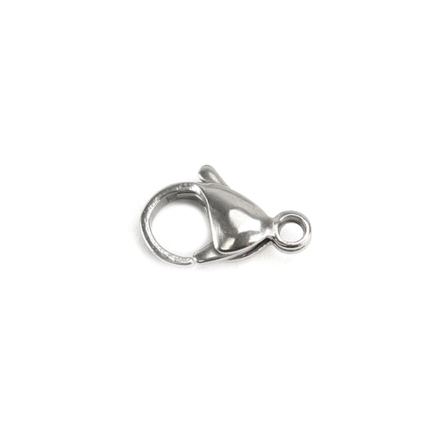Chain & Clasps Stainless Steel 10mm Lobster Clasp, Pack of 5