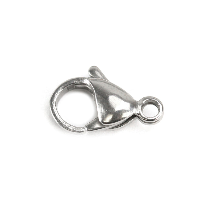 Stainless Steel 15mm Lobster Clasp, Pack of 5