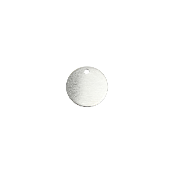 Aluminum Round, Disc, Circle with Hole, 12.7mm (.50"), 14 Gauge, Pack of 5
