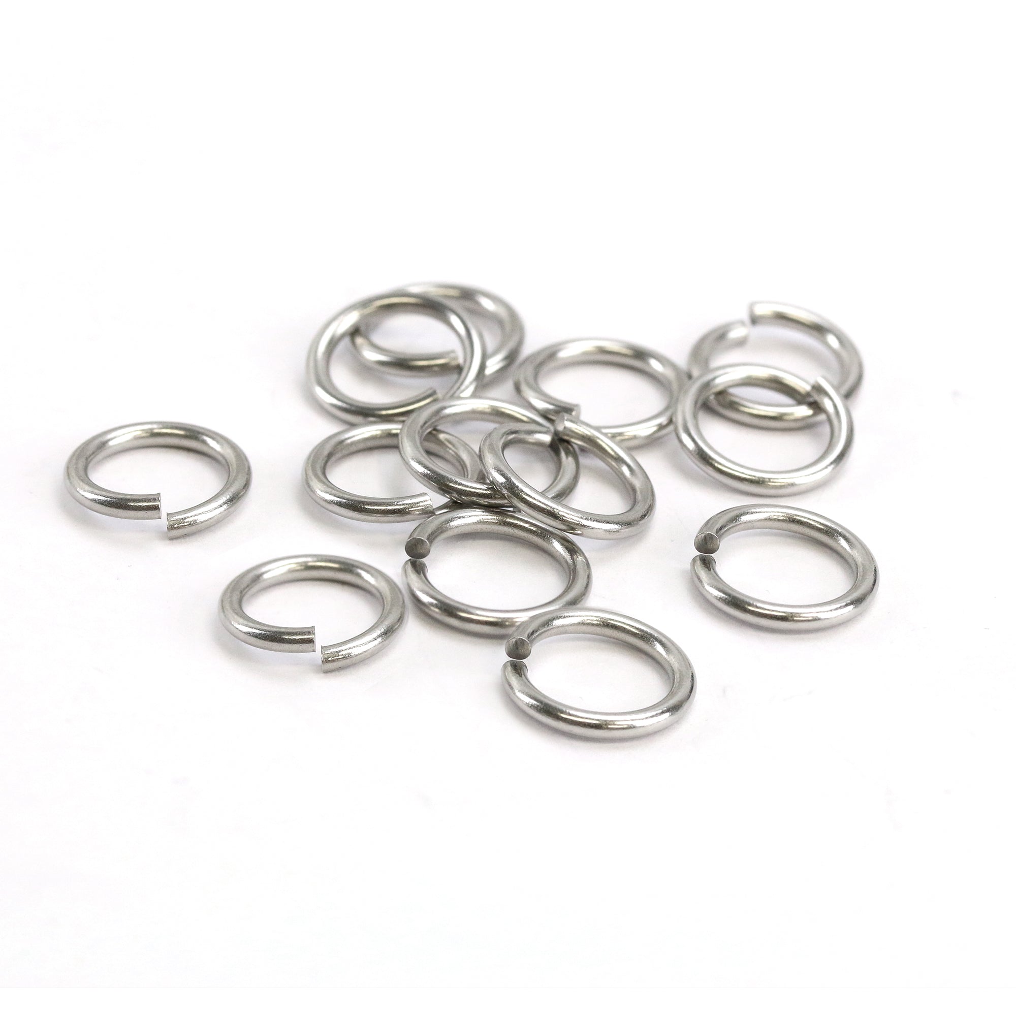 Stainless Steel Key Rings 1/2 (12mm) Split Ring, (50 pcs)