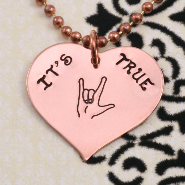 ASL "I Love You" Sign Metal Design Stamp, 8mm - Beaducation Original