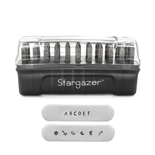 Metal Stamping Tools Impressart Stargazer Uppercase Letter Set, 2mm