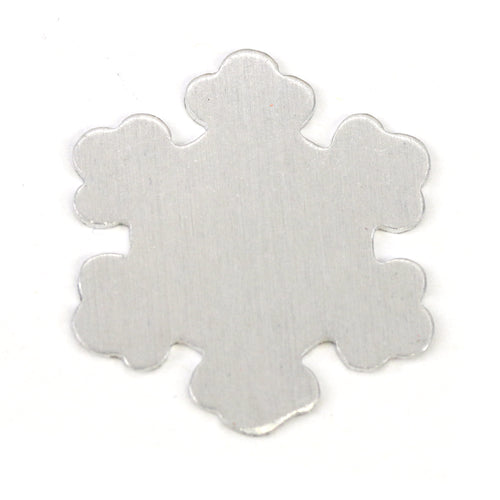 Metal Stamping Blanks Aluminum Snowflake, 57.2mm (2.25"), 18g