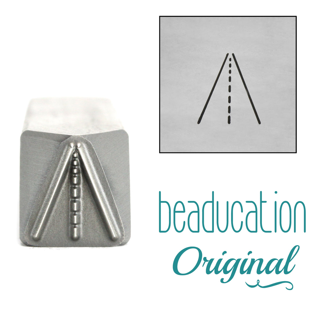 Metal Stamping Tools Straight Road Metal Design Stamp, 10mm - Beaducation Original