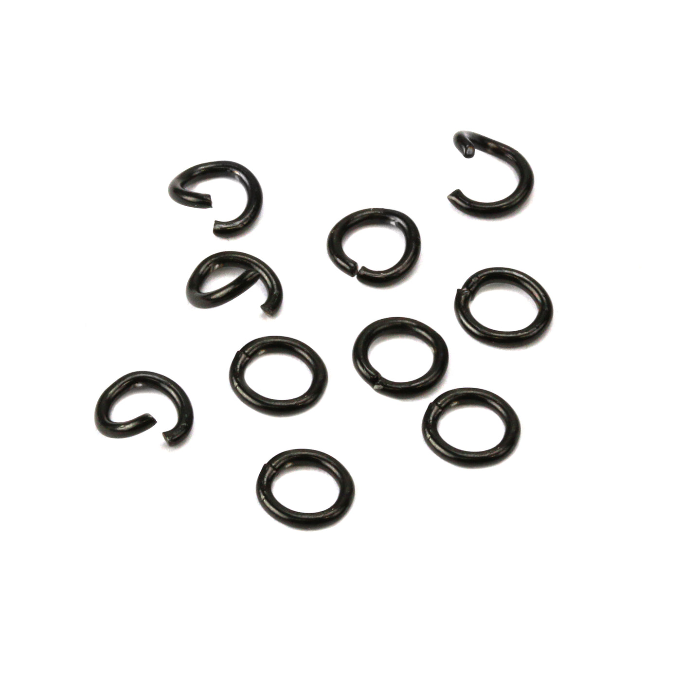 Buy Black jump rings - Black Stainless Steel rings