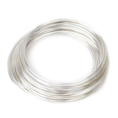 Wire & Sheet Metal Non Tarnish Silver Tone Craft Wire, 16g