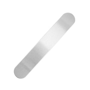Metal Stamping Blanks Aluminum Bracelet Blank, 152mm (6") x 25mm (1"), 14 Gauge