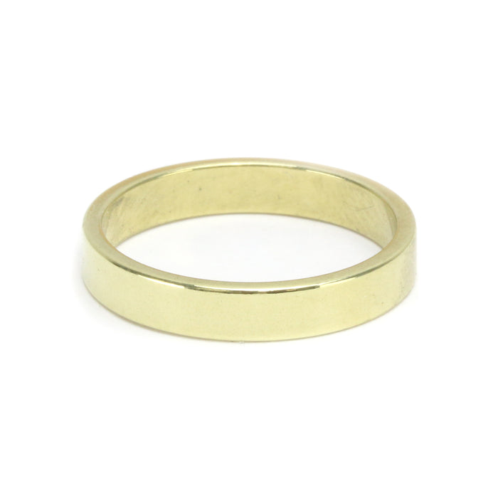 Brass Ring Stamping Blank, 3.2mm Wide, SIZE 10