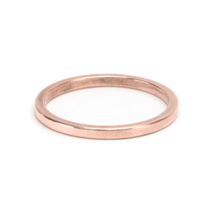 Copper Ring Stamping Blank, 1.6mm Wide, SIZE 12