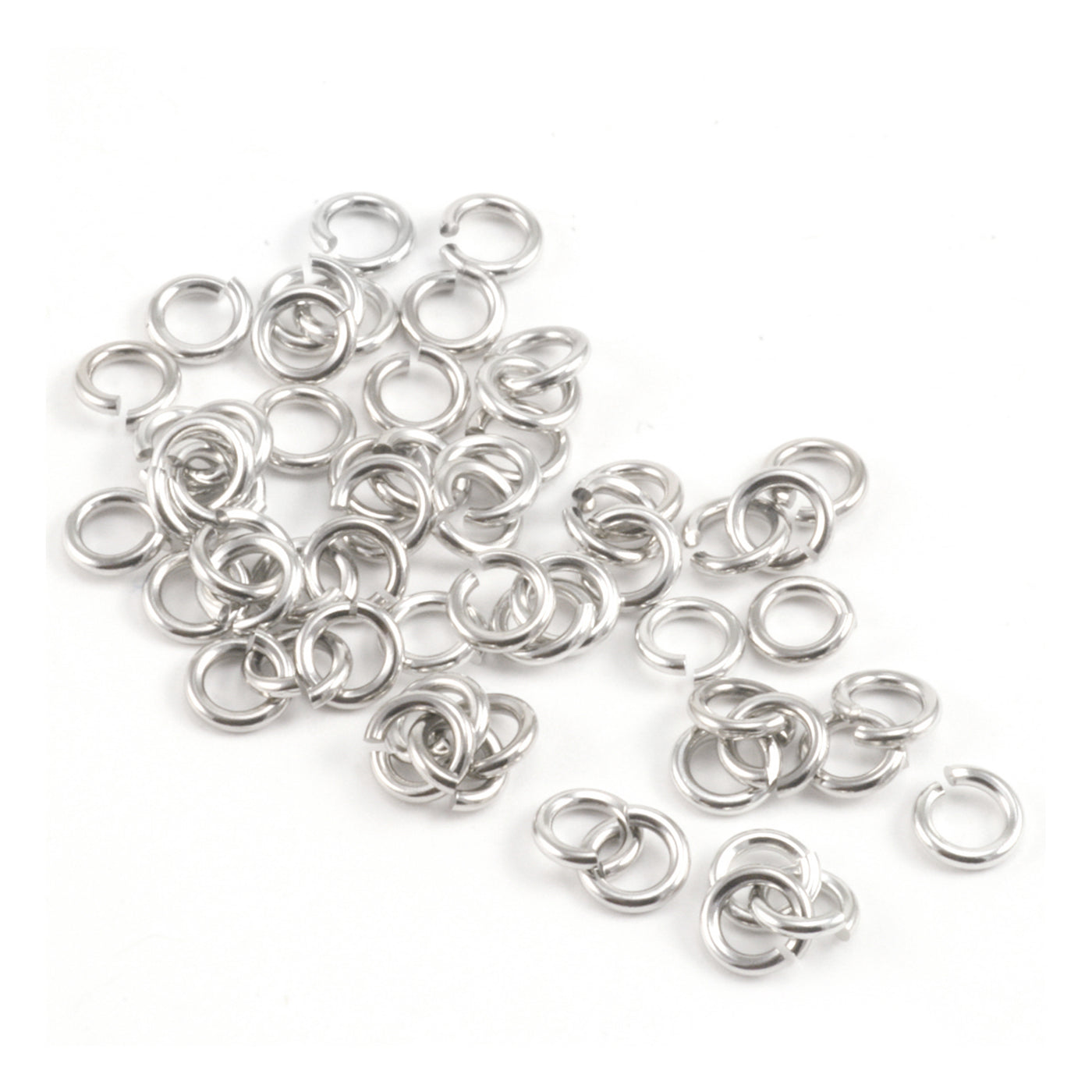 Sterling Silver 3.5mm I.D. 20 Gauge Jump Rings, Pack of 20 – Beaducation