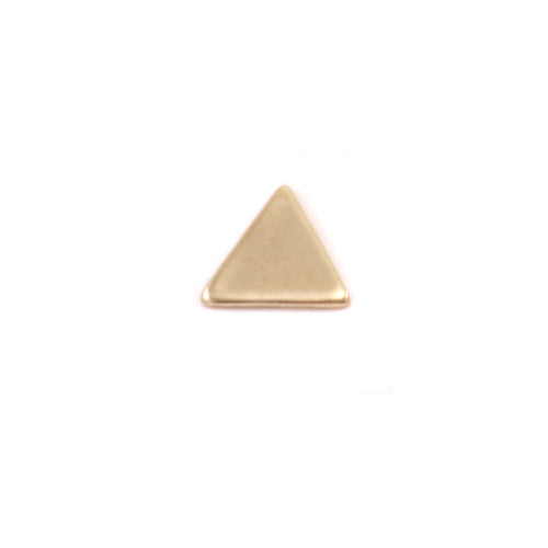 Charms & Solderable Accents Gold Filled Mini Triangle Solderable Accent, 4.8mm (.18") x 5.4mm (.21"), 24g - Pack of 5