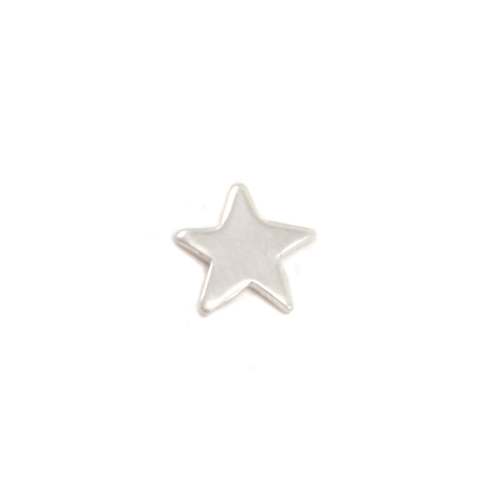 Charms &amp; Solderable Accents Sterling Silver Star Solderable Accent, 5.2mm (.20"), 24g - Pack of 5