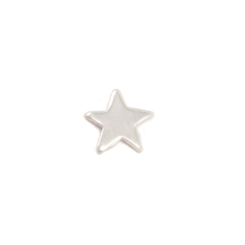 Charms & Solderable Accents Sterling Silver Star Solderable Accent, 5.2mm (.20"), 24g - Pack of 5