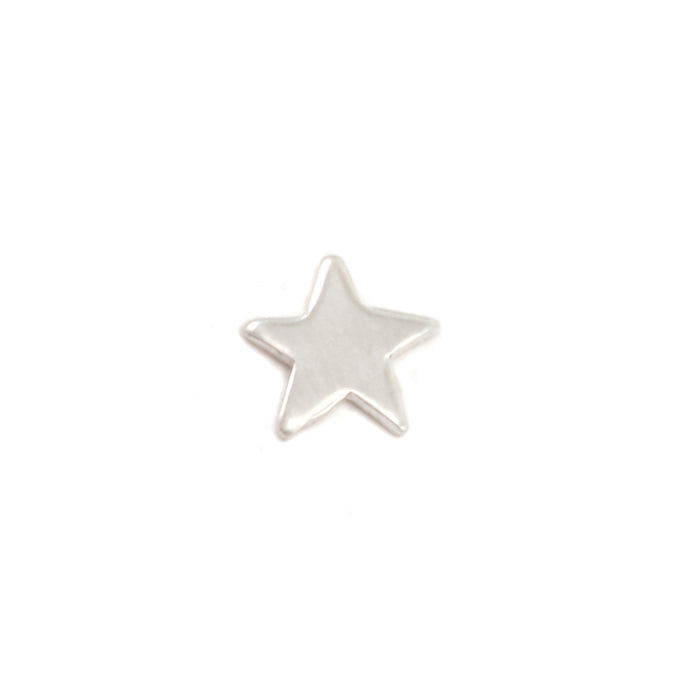 Sterling Silver Star Solderable Accent, 5.2mm (.20"), 24 Gauge - Pack of 5