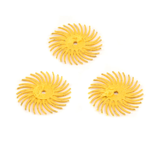 Jewelry Making Tools 3M Radial Disc 3/4" 80 grit (Yellow) - 3 pack
