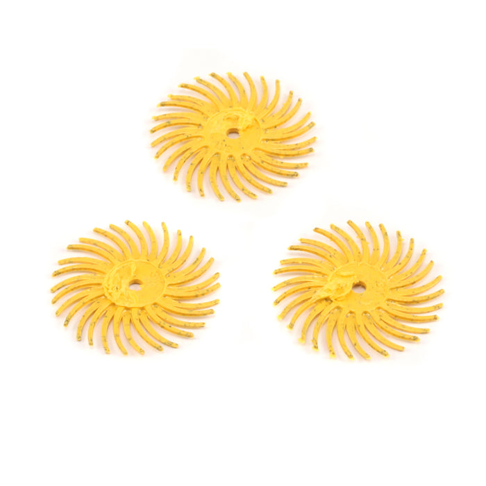 3M Radial Disc 3/4" 80 grit (Yellow) - 3 pack