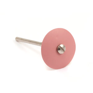Silicone Polishing Wheel, Knife Edge - Pink 7/8" Extra Fine, Pack of 2