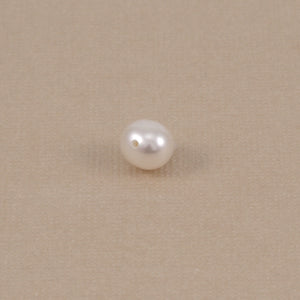 Beads & Swarovski Crystals White Fresh Water Pearl, 5.5mm
