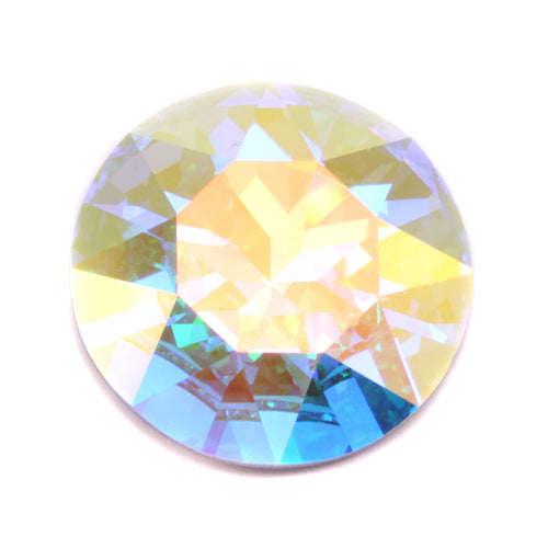 Beads & Swarovski Crystals Swarovski Crystal - Crystal Clear AB 27mm Round Stone