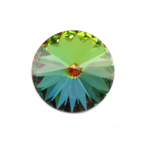 Beads & Swarovski Crystals Swarovski Crystal Rivoli Stone - Medium Vitrail 18mm