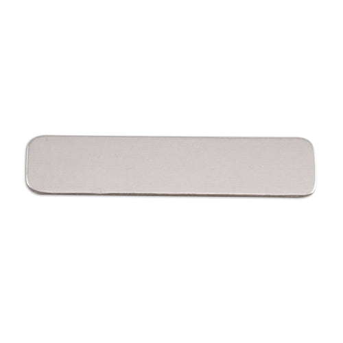 1 X 2 Tag Blanks, Rectangle With Rounded End Stamping Blanks, Polished  Aluminum Blank, Hand Punched Blanks, Wholesale Blanks Qty 5-100 