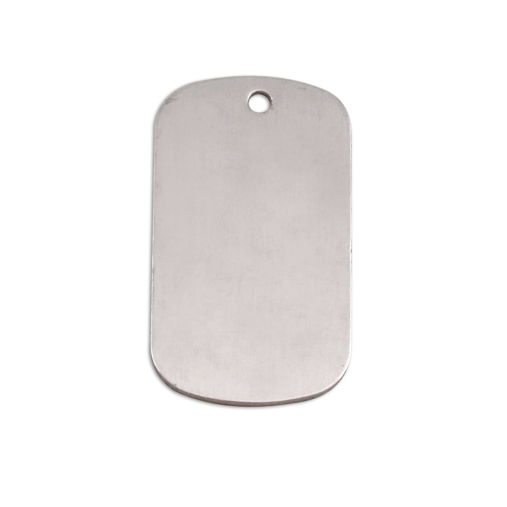 Aluminum Dog Tag, 29mm (1.14) x 16mm (.63), 18 Gauge, Pack of 5 –  Beaducation