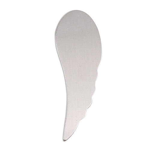 Metal Stamping Blanks Aluminum Wing, 47mm (1.85") x 15mm (.63"), 18g, Pack of 5