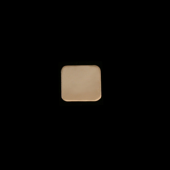 Gold Filled Rounded Square, 8.5mm (.33"), 24 Gauge