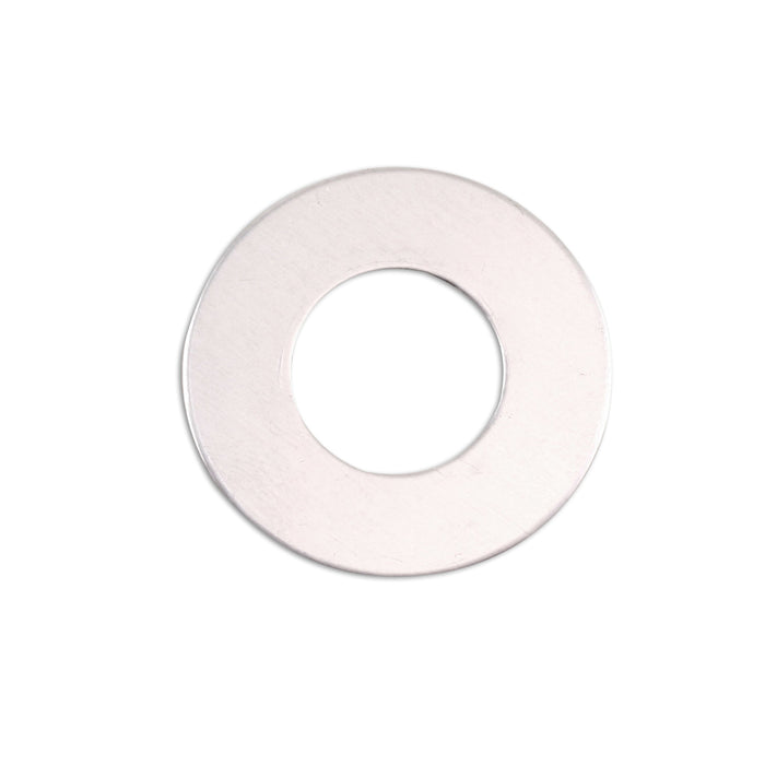 Aluminum Washer, 25mm (1") with 12.5mm (.5") ID, 18g, Pack of 5