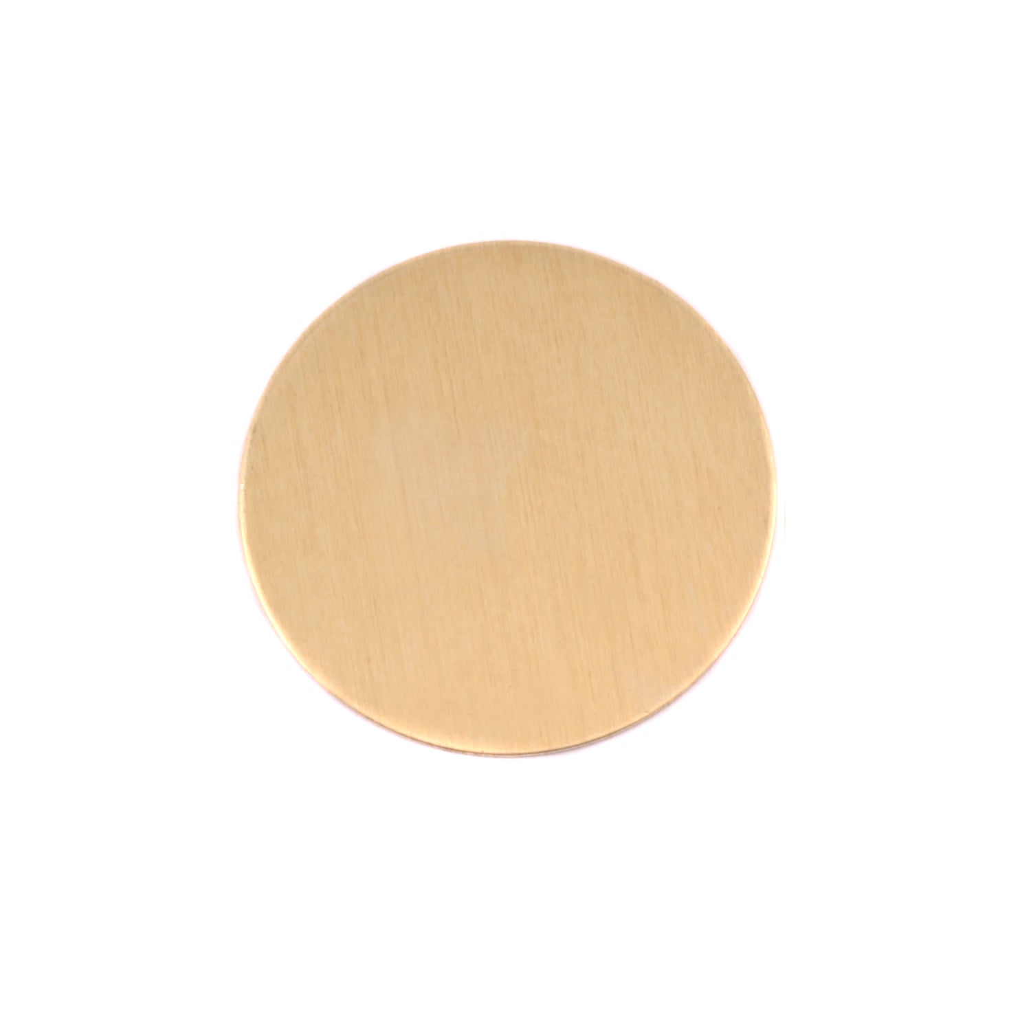 Brass Round, Disc, Circle, 19mm (.75