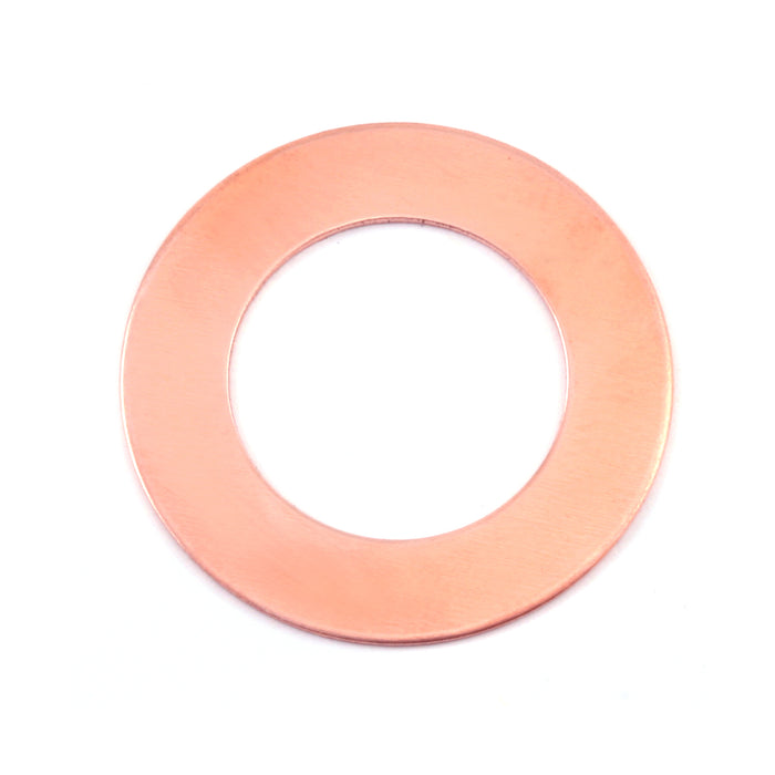Copper Washer, 25mm (1") with 15mm (.59") ID, 24g